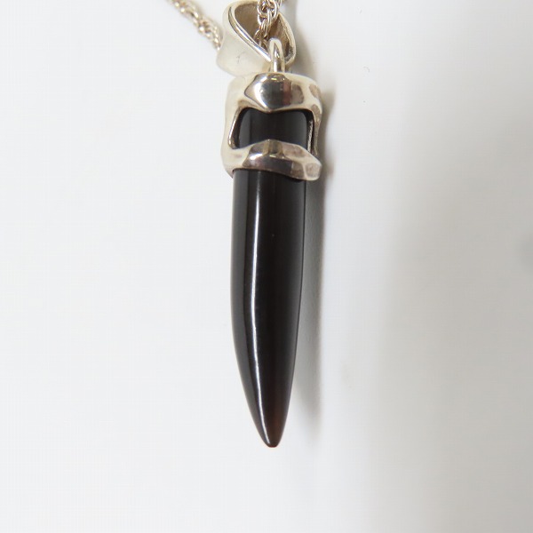 実際に弊社で買取させて頂いたGARNI/ガルニ 925 ブラック ペンダント/ネックレスチェーン の画像 2枚目