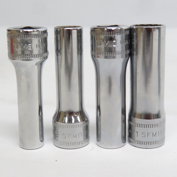 実際に弊社で買取させて頂いたSnap-on/スナップオン ソケット SFM8/9/10/11/12/13/14/15/16/17/18/19/SM22 13点セットの画像 4枚目