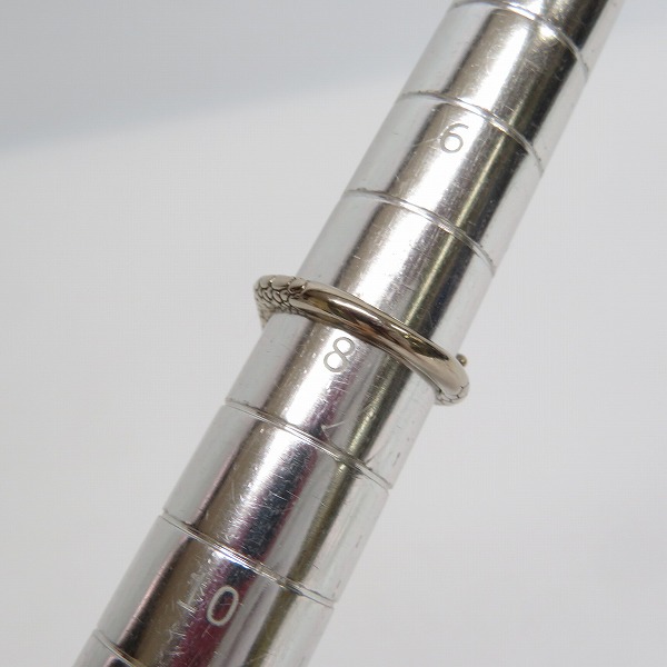 実際に弊社で買取させて頂いた【ギャラ付】Bloody Mary/ブラッディマリー 10th 2009クリスマス K18WG/ダイヤ メモリアル アストロラーベリング/8号の画像 6枚目