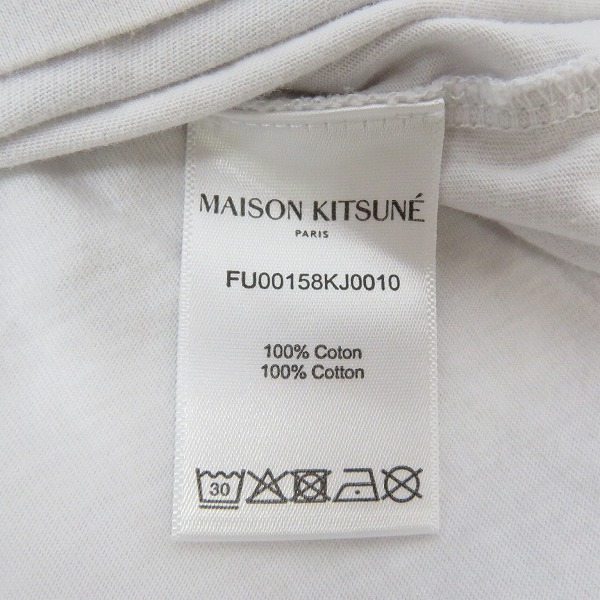 実際に弊社で買取させて頂いたMAISON KITSUNE/メゾンキツネ OVERIZED NEON FOX PRINT ネオンフォックス プリントTシャツ /Mの画像 3枚目