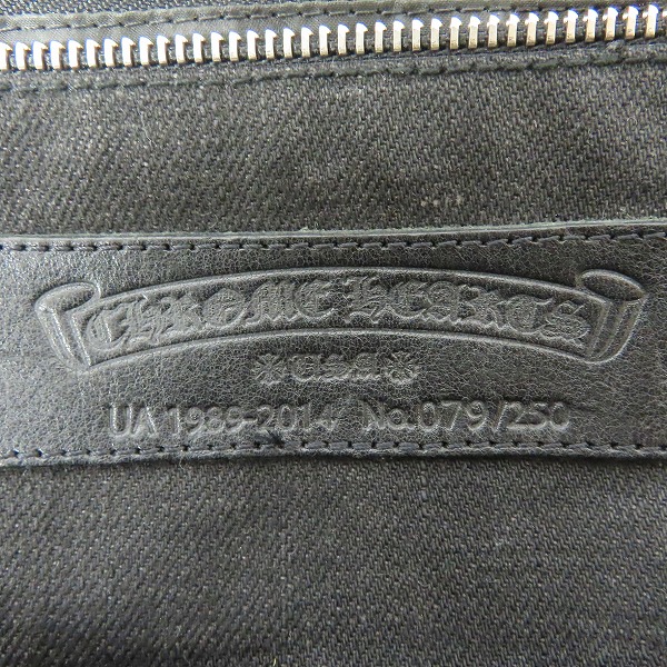実際に弊社で買取させて頂いたCHROME HEARTS/クロムハーツ×UNITED ARROWS/ユナイテッドアローズ 25周年記念250個限定トートバッグの画像 6枚目