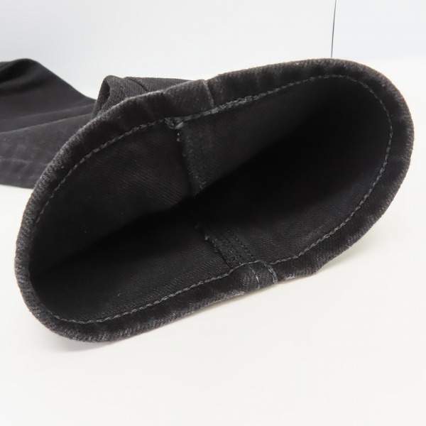 実際に弊社で買取させて頂いたTHE CRIMIE/クライミー STRETCH FABLIC ブラックデニムパンツ C1H1-CXBA-P201/Lの画像 8枚目