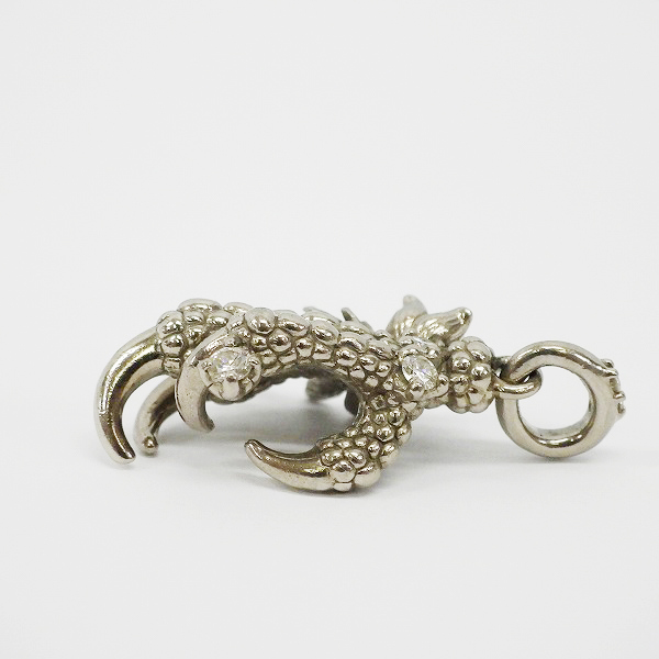 実際に弊社で買取させて頂いたBloody Mary/ブラッディマリー Night raven/ナイトレイヴン K18WG ペンダントトップ w/ダイヤの画像 2枚目