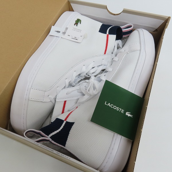 実際に弊社で買取させて頂いたLACOSTE/ラコステ LA PIQUEE MID 0721 2 スニーカー CM00341/UK9.5の画像 6枚目