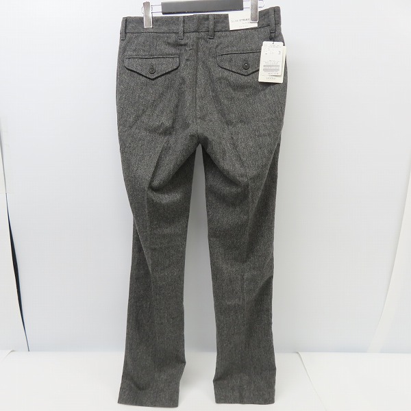 実際に弊社で買取させて頂いた【未使用】EDIFICE/エディフィス ストレッチ ストレイト スリム パンツ/クロ/14-030-300-5007-3-0/46の画像 1枚目