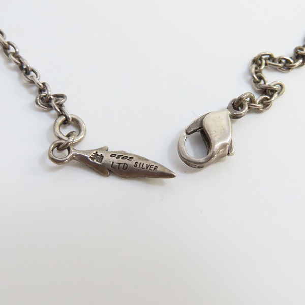 実際に弊社で買取させて頂いたBloodyMary/ブラッディマリー フェザー チェーン 50cmの画像 4枚目