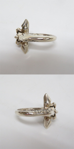 実際に弊社で買取させて頂いた【ギャラ付】Bloody Mary/ブラッディマリー 10th 2009クリスマス SILVER/ダイヤ VEGA クロスリング/20号の画像 2枚目