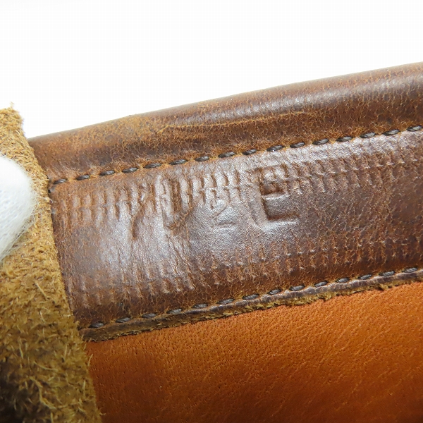 実際に弊社で買取させて頂いたWHITE’S BOOTS/ホワイツブーツ SMOKE JUMPER/スモークジャンパー レザー レースアップ ブーツ 350BNWCRCK/7.5Eの画像 5枚目