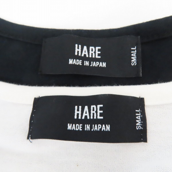 実際に弊社で買取させて頂いたHARE/ハレ ビッグシルエット Tシャツ 2点セットの画像 2枚目