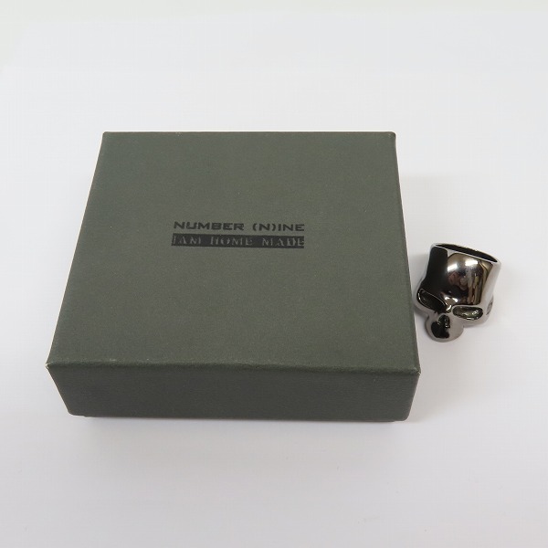 実際に弊社で買取させて頂いたNUMBER (N)INE×JAM HOME MADE/ナンバーナイン×ジャムホームメイド スカルリング/15号の画像 8枚目