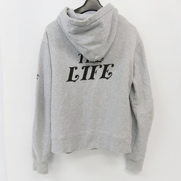 実際に弊社で買取させて頂いたCRIMIE/クライミー SWEAT ZIP PARKA THE LIFE/ジップアップパーカー グレー C1K1-SW14/Sの画像 1枚目