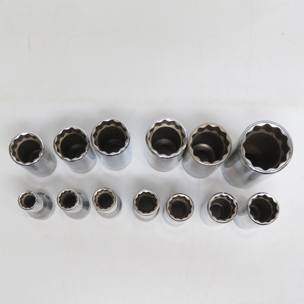 実際に弊社で買取させて頂いたSnap-on/スナップオン ソケット SFM8/9/10/11/12/13/14/15/16/17/18/19/SM22 13点セットの画像 2枚目