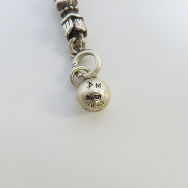 実際に弊社で買取させて頂いたBloodyMary/ブラッディマリー  10周年記念 JADE チェーン 50cmの画像 4枚目