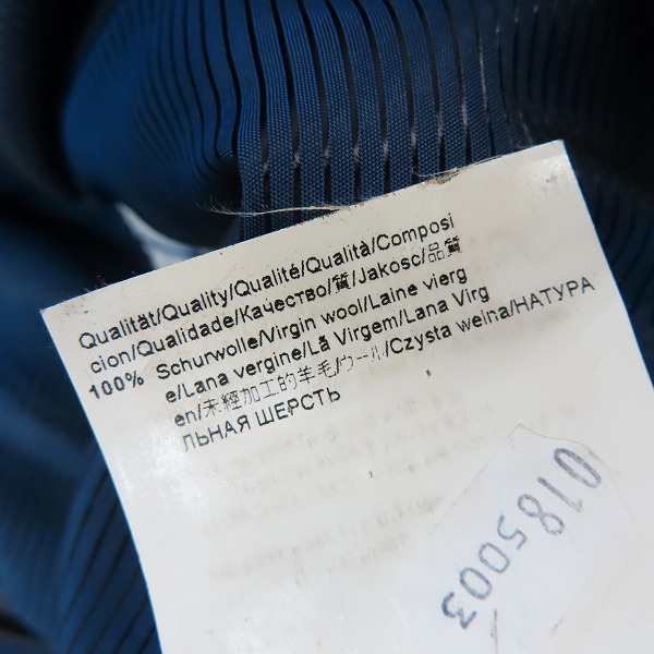 実際に弊社で買取させて頂いたHUGO BOSS/ヒューゴボス ウールテーラードジャケット/50の画像 4枚目