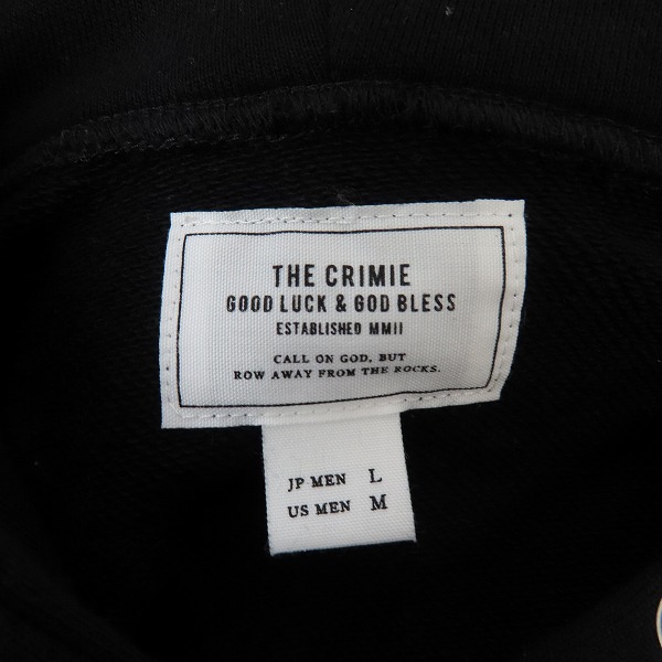 実際に弊社で買取させて頂いたTHE CRIMIE/クライミー 胸ポケット付き ジップアップパーカー CR1-02L5-CL62/Lの画像 2枚目