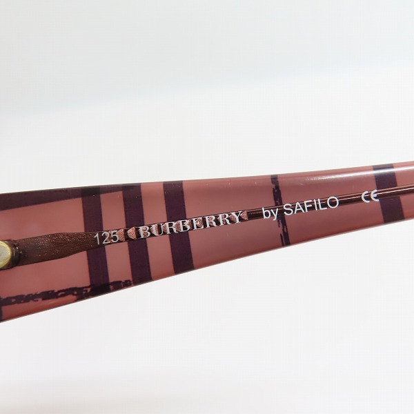 実際に弊社で買取させて頂いたBURBERRY by SAFILO/バーバリー サングラス/アイウェア B 8439/S の画像 6枚目