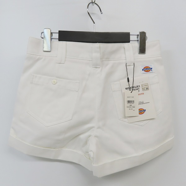 実際に弊社で買取させて頂いたDickies/ディッキーズ ショートパンツ ホワイト WL875LH1 /25の画像 1枚目