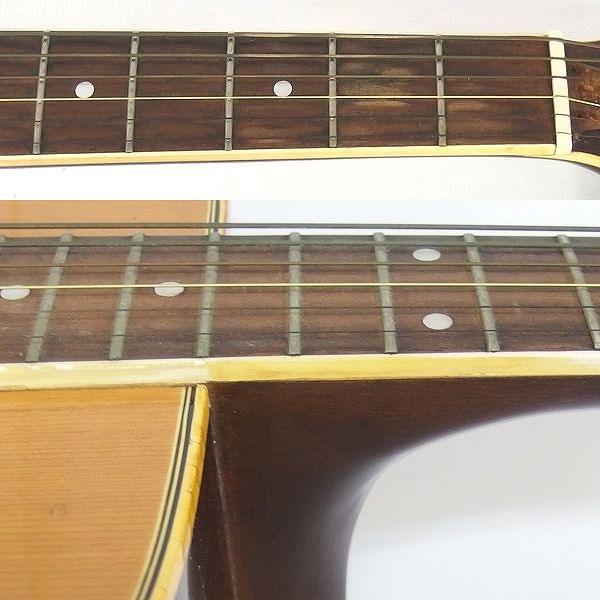 実際に弊社で買取させて頂いた★【難有り】Greco/グレコ W-200 アコースティックギター/アコギ 1970年代 グネコロゴの画像 3枚目