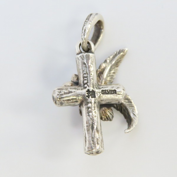 実際に弊社で買取させて頂いたBloody Mary/ブラッディマリー フェザー/クロスデザイン ペンダントの画像 2枚目