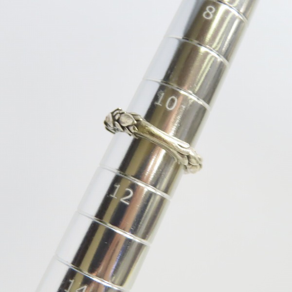 実際に弊社で買取させて頂いたBloody Mary/ブラッディマリー スノードロップリング w/3ダイヤ 11号の画像 8枚目