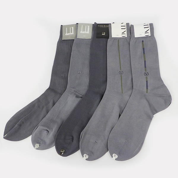 実際に弊社で買取させて頂いた【おまとめ品】DUNHILL/ダンヒル VALENTINO GARAVANI/ヴァレンティノ 靴下/ソックス
