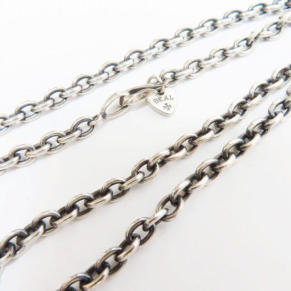 実際に弊社で買取させて頂いたDEAL DESIGN/ディールデザイン ピックチャーム フック チェーン/45cm