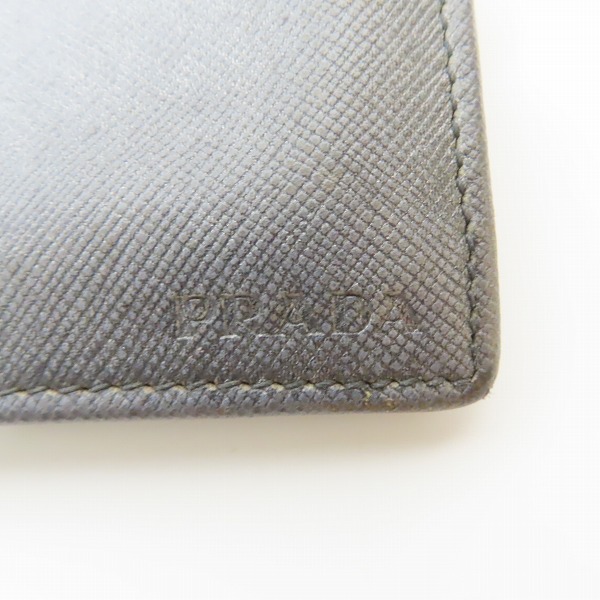 実際に弊社で買取させて頂いた【ギャラ付き】PRADA/プラダ サフィアーノ 二つ折り 財布/ウォレット 2M0738の画像 5枚目