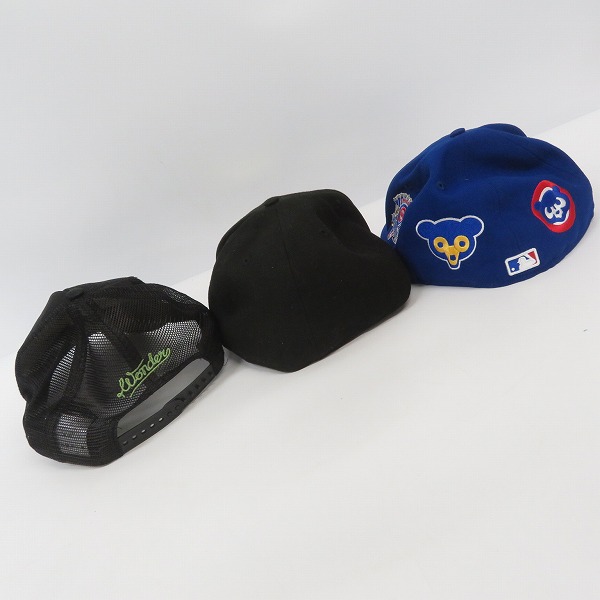 実際に弊社で買取させて頂いたNEW ERA/ニューエラ トミカ50周年コラボ/カブス 1990オールスター他 キャップ 3点セットの画像 1枚目