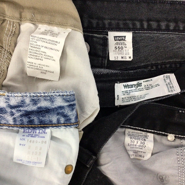 実際に弊社で買取させて頂いた【おまとめ品】リーバイス/ディッキーズ/ラングラー/エドウィン 他 デニム/ワークパンツ 等の画像 2枚目