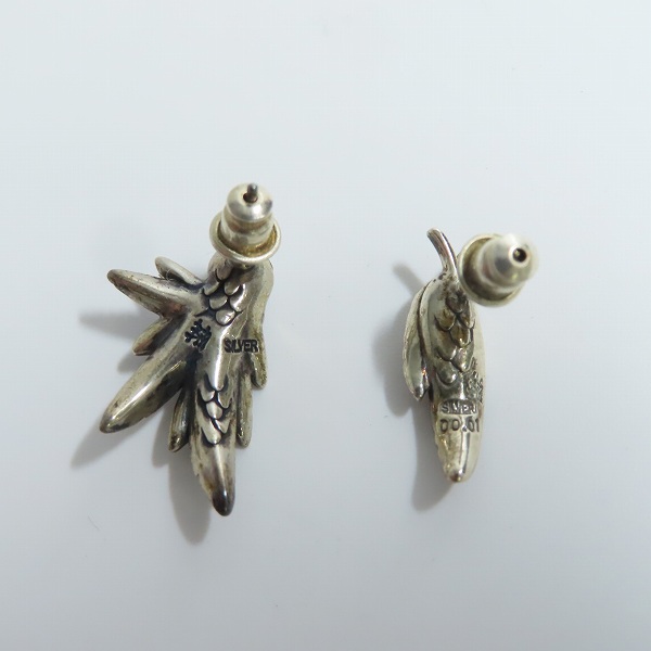 実際に弊社で買取させて頂いた（2）Bloody Mary/ブラッディマリー ストーン フェザーピアス 2点セットの画像 3枚目