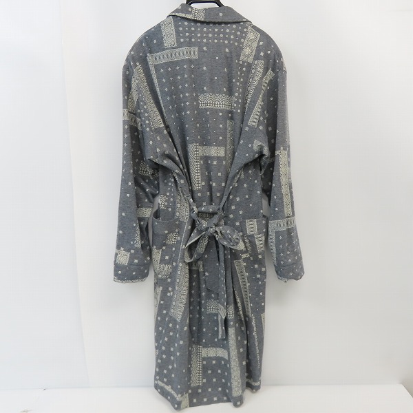 実際に弊社で買取させて頂いたCRIMIE/クライミー BANDANA GOWN SHIRT/バンダナ柄 ガウンシャツ/ロングシャツ CR1-02A1-SL04/Mの画像 1枚目