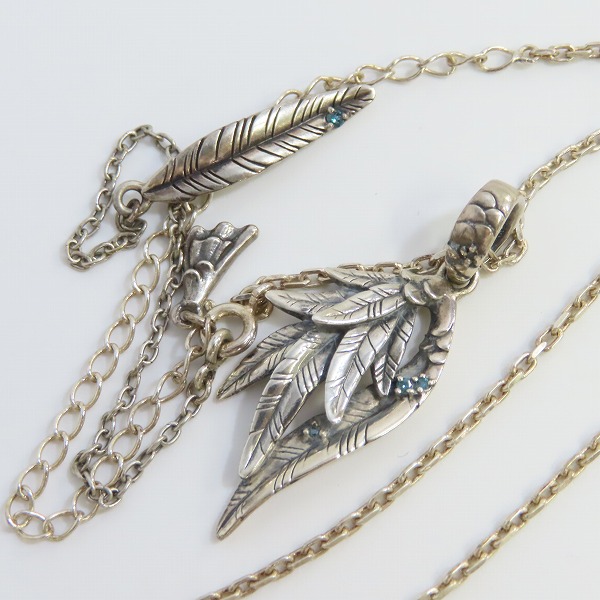 実際に弊社で買取させて頂いたBloody Mary/ブラッディマリー フェザーモチーフ ペンダント/ネックレス
