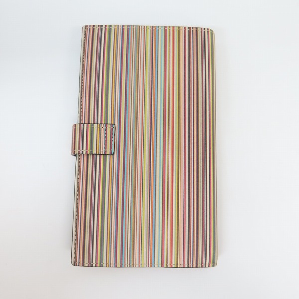 実際に弊社で買取させて頂いたPaul Smit/ポールスミス マルチストライプ システム手帳の画像 1枚目