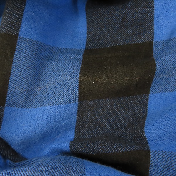 実際に弊社で買取させて頂いたuniform experiment/ユニフォームエクスペリメント スターチェック柄 長袖コットンシャツUE-101039/2の画像 6枚目