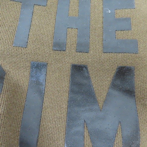 実際に弊社で買取させて頂いたTHE CRIMIE/クライミー ロゴスウェット カーキ CR01-01K5-CL65/Lの画像 4枚目