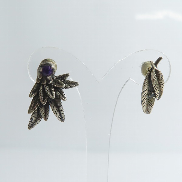 実際に弊社で買取させて頂いた（2）Bloody Mary/ブラッディマリー ストーン フェザーピアス 2点セットの画像 1枚目