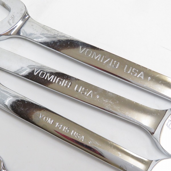 実際に弊社で買取させて頂いたSnap-on/スナップオン オープンエンド レンチ VOM810/1113/1214/1415/1618/1719 6点セットの画像 2枚目