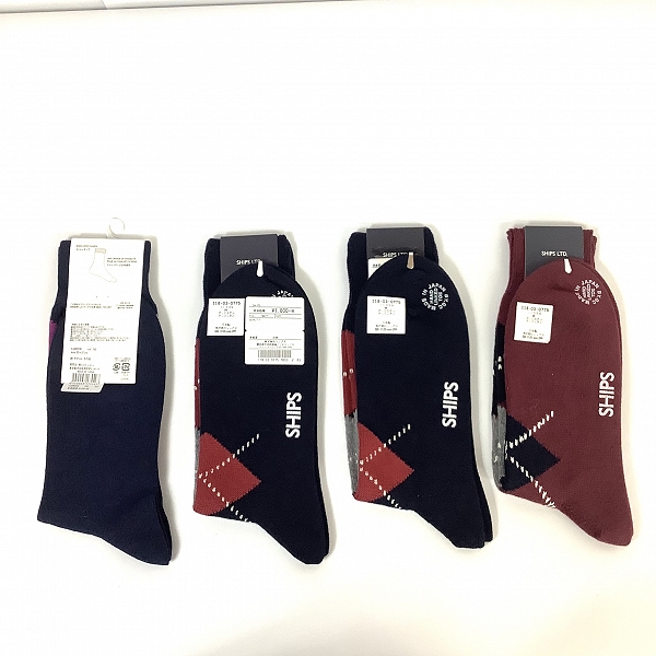 実際に弊社で買取させて頂いた【未使用】LACOSTE/ラコステ SHIPS/シップス 靴下/ソックス 4点セットの画像 1枚目