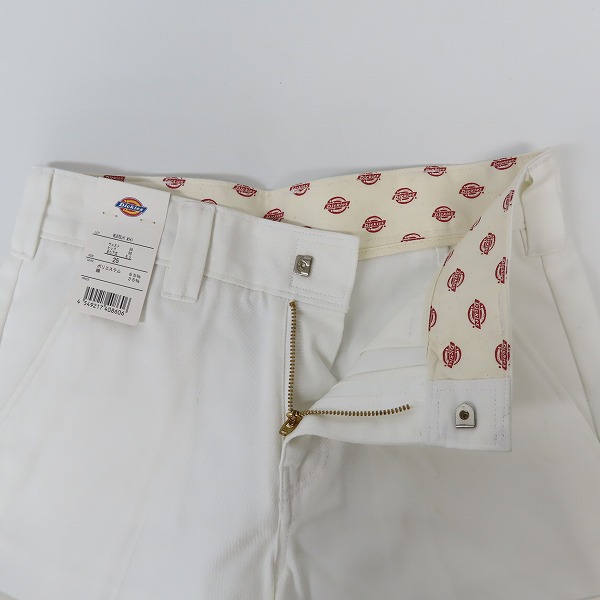 実際に弊社で買取させて頂いたDickies/ディッキーズ ショートパンツ ホワイト WL875LH1 /25の画像 4枚目