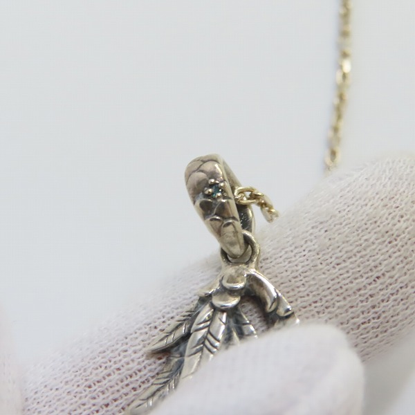 実際に弊社で買取させて頂いたBloody Mary/ブラッディマリー フェザーモチーフ ペンダント/ネックレスの画像 6枚目