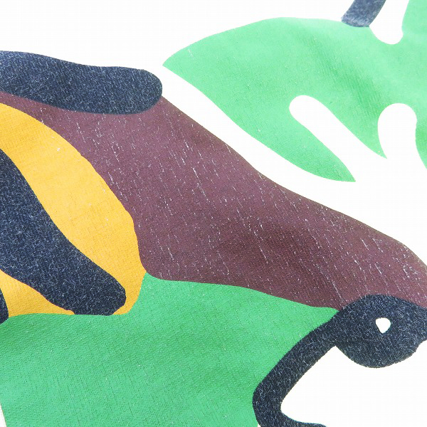 実際に弊社で買取させて頂いたMAISON KITSUNE/メゾンキツネ OVERIZED NEON FOX PRINT ネオンフォックス プリントTシャツ /Mの画像 6枚目