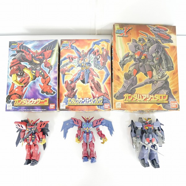 実際に弊社で買取させて頂いた【組済/ジャンク】バンダイ ガンダムX 1/144 ヴァサーゴ/チェストブレイク/アシュタロン 3点セット/ガンプラ