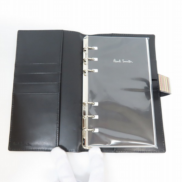 実際に弊社で買取させて頂いたPaul Smit/ポールスミス マルチストライプ システム手帳の画像 3枚目