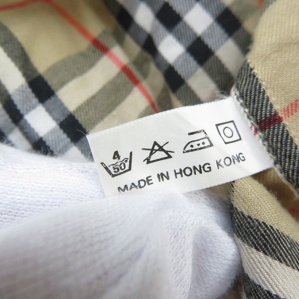 実際に弊社で買取させて頂いたBurberry's/バーバリーズ ノバチェック ボタンダウンシャツ/37(S)の画像 3枚目