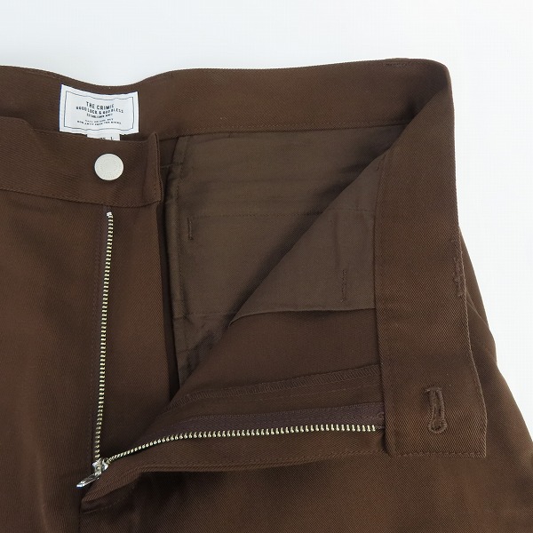 実際に弊社で買取させて頂いたTHE CRIMIE×Dickies/クライミー×ディッキーズ ワークパンツ ブラウン/Lの画像 4枚目