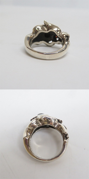 実際に弊社で買取させて頂いた【ギャラ付】Bloody Mary/ブラッディマリー KAI カイ 2008Xmas限定 鬼火リング/15.5号の画像 3枚目