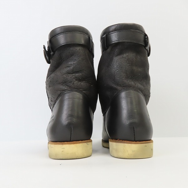 実際に弊社で買取させて頂いたPaul Smith/ポールスミス RED EAR/レッドイヤー ムートン ワークブーツ/7の画像 1枚目