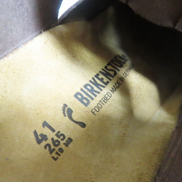実際に弊社で買取させて頂いたBIRKENSTOCK/ビルケンシュトック LONDON BS HABANA 166533/26.5の画像 5枚目