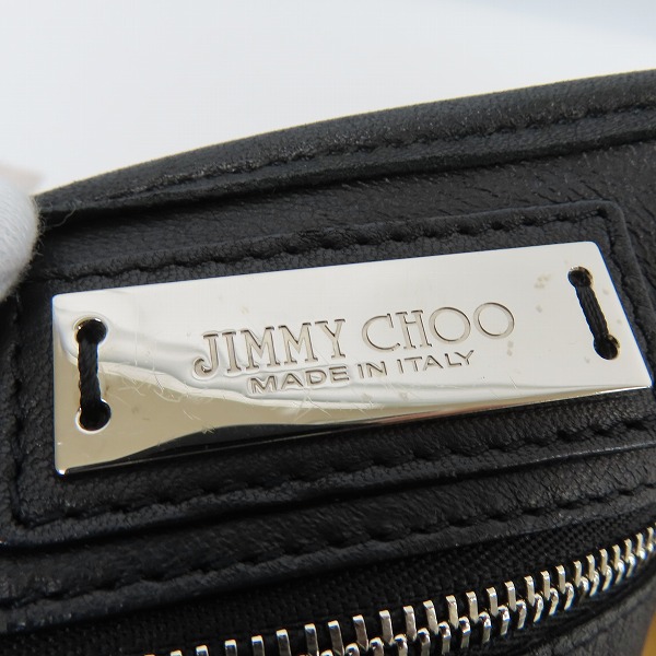実際に弊社で買取させて頂いたJIMMY CHOO/ジミーチュウ ファスナー/ジッパーデザイン レザートートバッグ の画像 4枚目