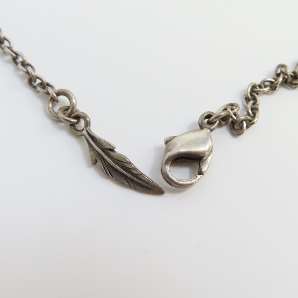 実際に弊社で買取させて頂いたBloodyMary/ブラッディマリー フェザー チェーン 50cmの画像 3枚目